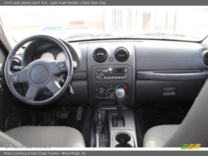 Light Khaki Metallic / Dark Slate Gray 2004 Jeep Liberty Sport 4x4