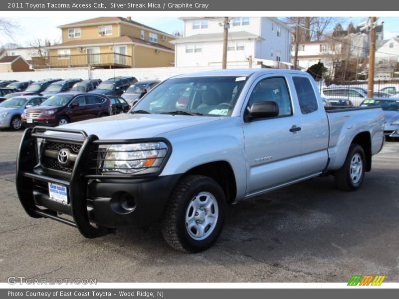 Silver Streak Mica / Graphite Gray 2011 Toyota Tacoma Access Cab