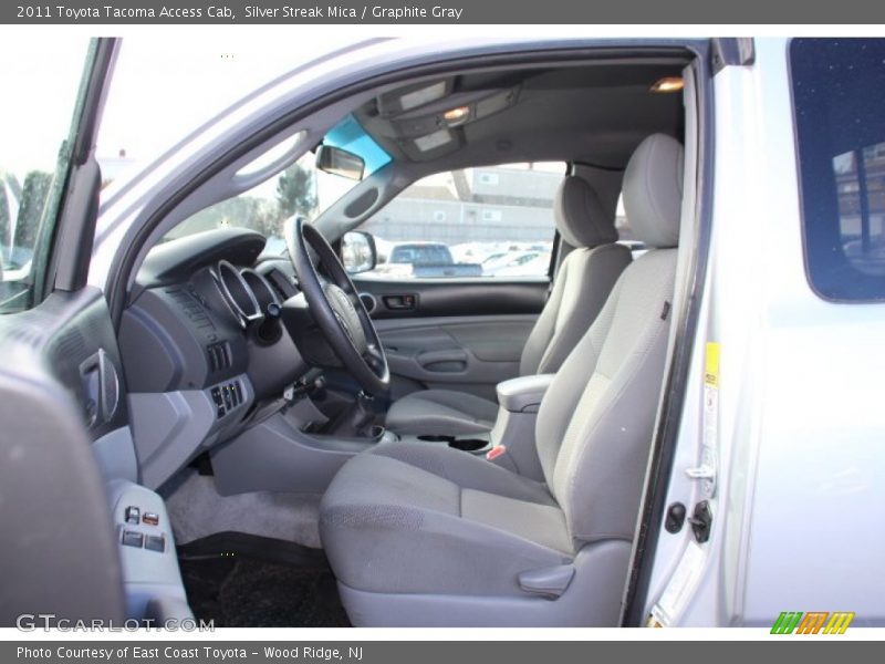 Silver Streak Mica / Graphite Gray 2011 Toyota Tacoma Access Cab
