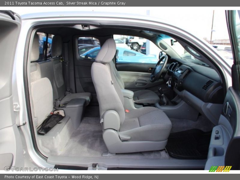 Silver Streak Mica / Graphite Gray 2011 Toyota Tacoma Access Cab