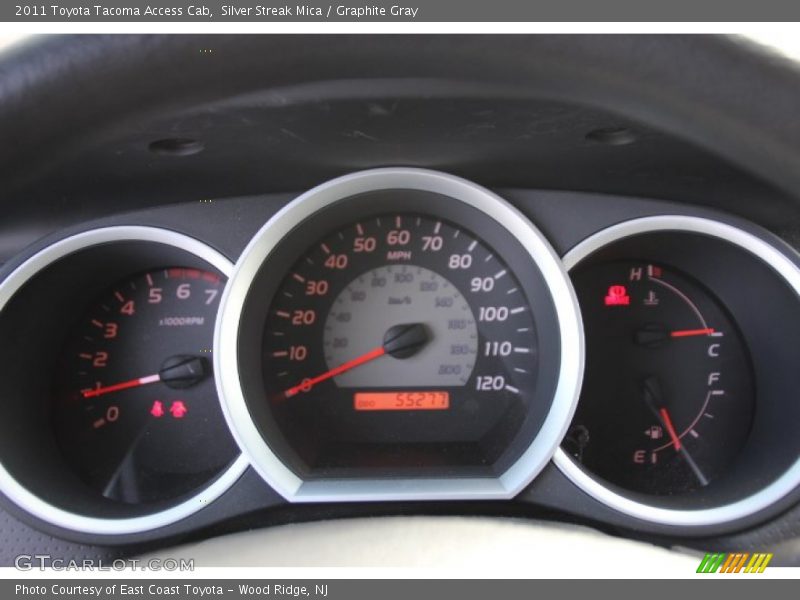Silver Streak Mica / Graphite Gray 2011 Toyota Tacoma Access Cab