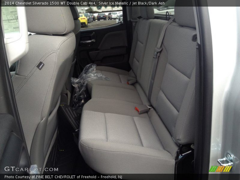 Silver Ice Metallic / Jet Black/Dark Ash 2014 Chevrolet Silverado 1500 WT Double Cab 4x4