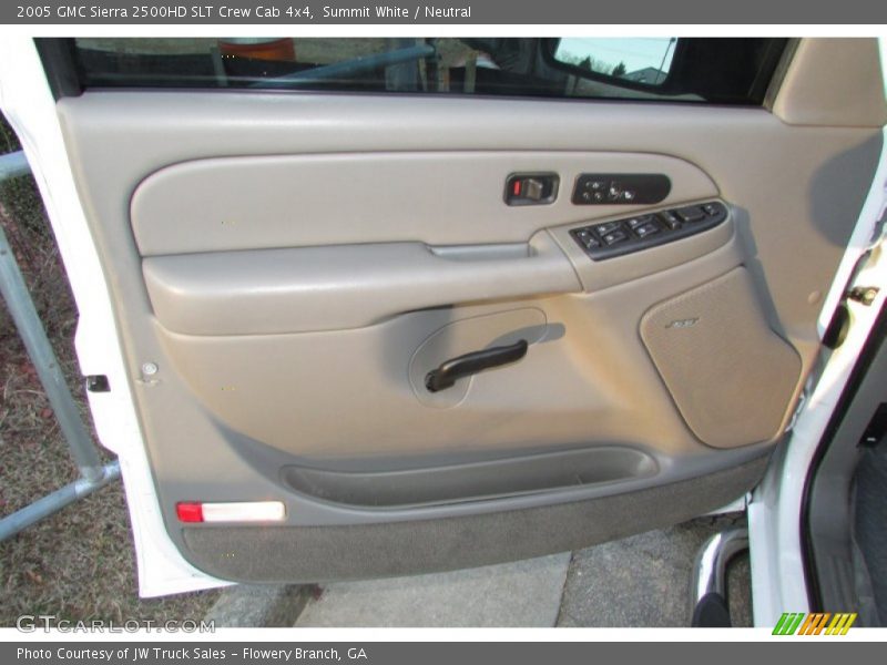 Summit White / Neutral 2005 GMC Sierra 2500HD SLT Crew Cab 4x4