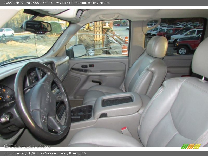 Summit White / Neutral 2005 GMC Sierra 2500HD SLT Crew Cab 4x4