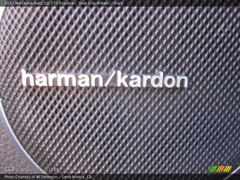 Steel Grey Metallic / Black 2012 Mercedes-Benz SLK 350 Roadster