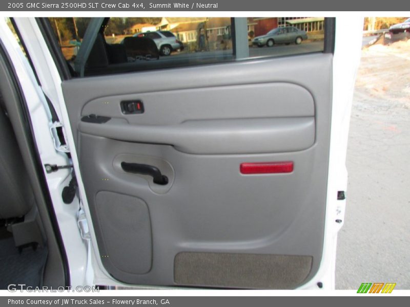 Summit White / Neutral 2005 GMC Sierra 2500HD SLT Crew Cab 4x4