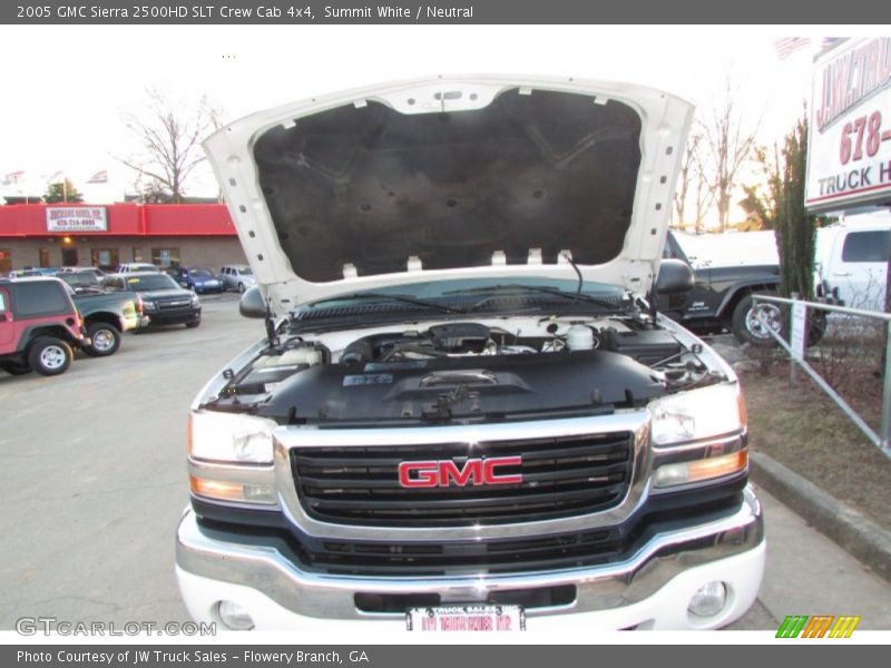 Summit White / Neutral 2005 GMC Sierra 2500HD SLT Crew Cab 4x4