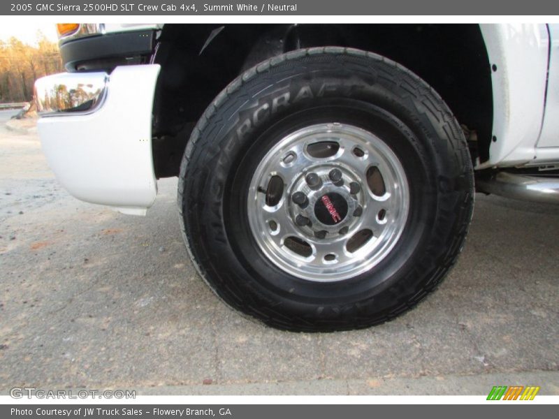 Summit White / Neutral 2005 GMC Sierra 2500HD SLT Crew Cab 4x4