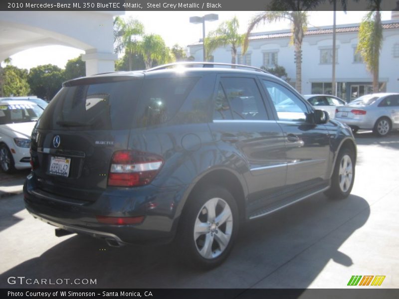 Steel Grey Metallic / Black 2010 Mercedes-Benz ML 350 BlueTEC 4Matic