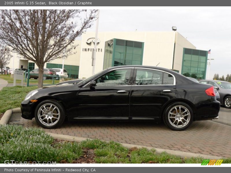 Black Obsidian / Graphite 2005 Infiniti G 35 Sedan