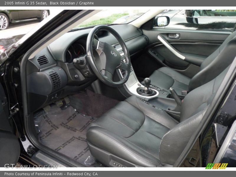 Black Obsidian / Graphite 2005 Infiniti G 35 Sedan