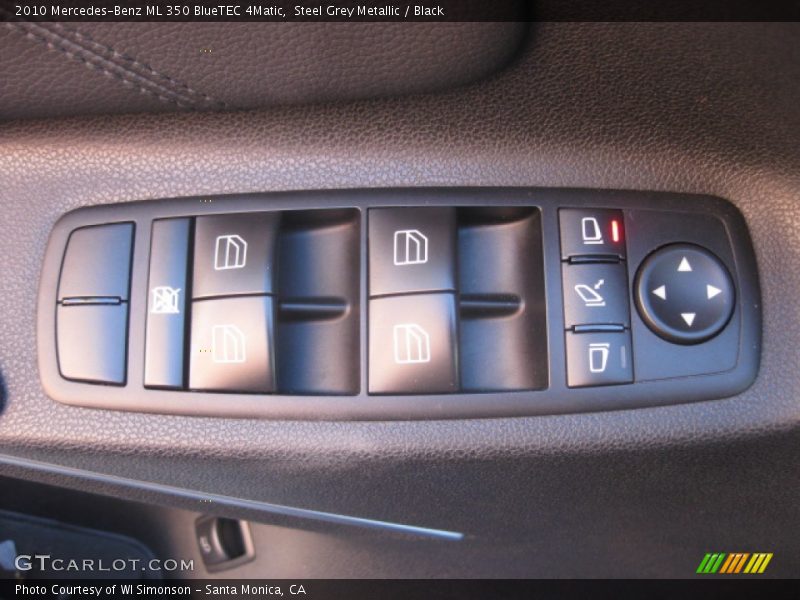 Steel Grey Metallic / Black 2010 Mercedes-Benz ML 350 BlueTEC 4Matic