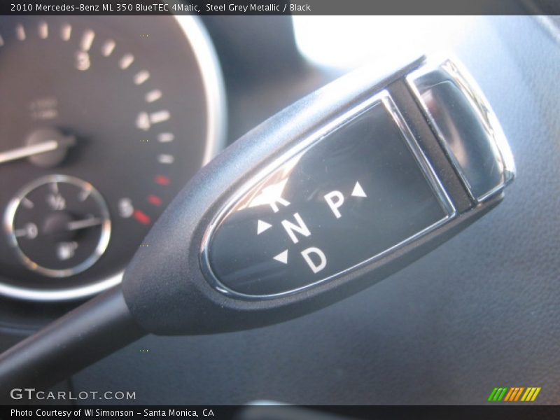 Steel Grey Metallic / Black 2010 Mercedes-Benz ML 350 BlueTEC 4Matic