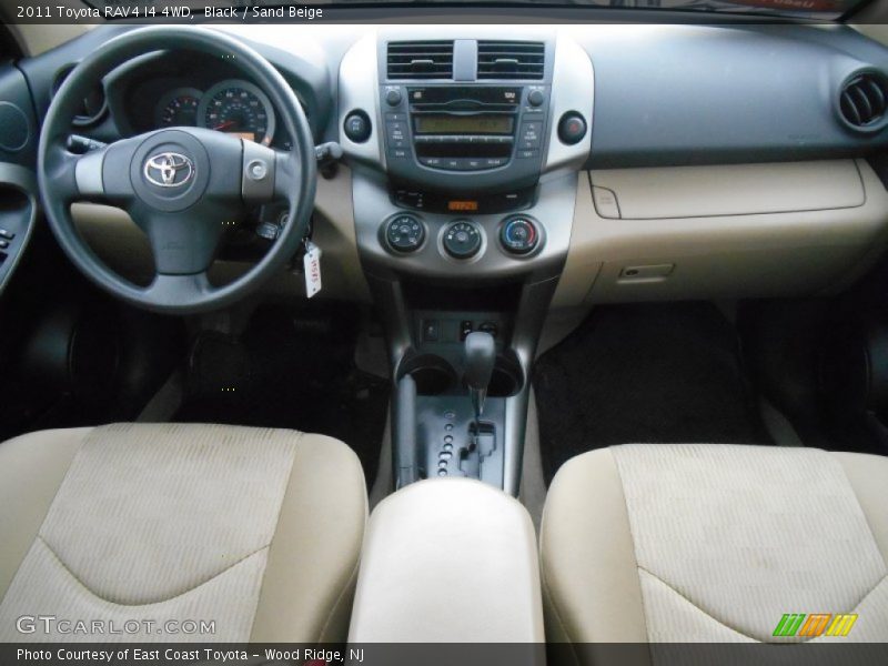 Black / Sand Beige 2011 Toyota RAV4 I4 4WD