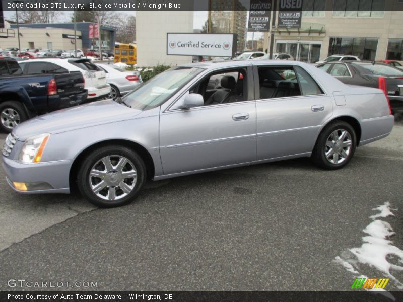 Blue Ice Metallic / Midnight Blue 2006 Cadillac DTS Luxury