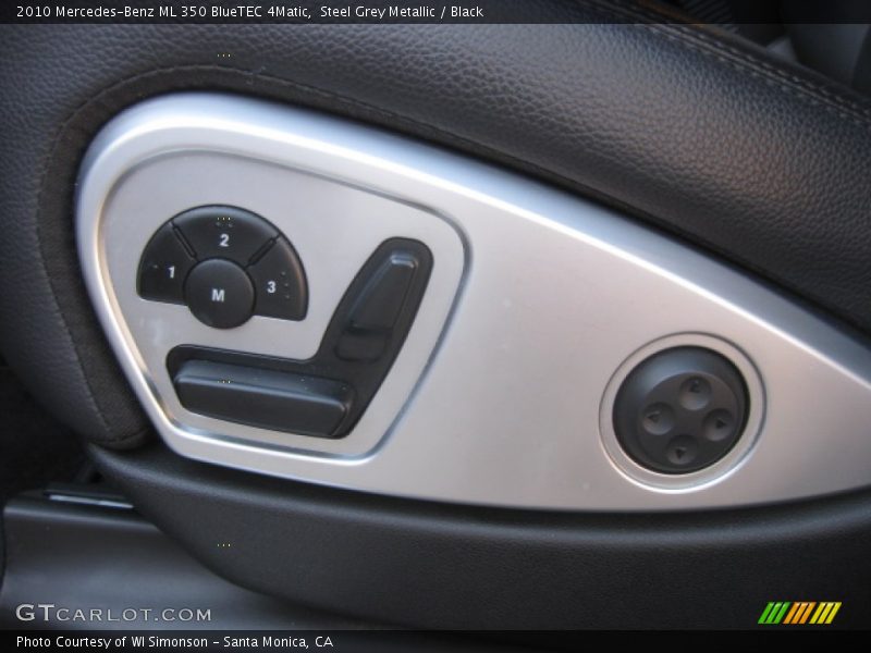 Steel Grey Metallic / Black 2010 Mercedes-Benz ML 350 BlueTEC 4Matic