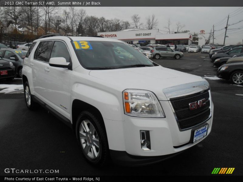 Summit White / Jet Black 2013 GMC Terrain SLT AWD