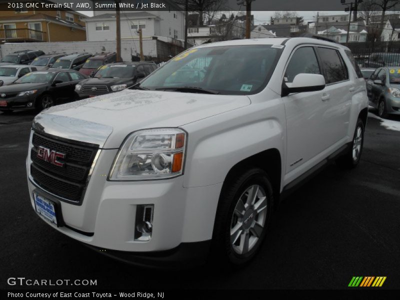 Summit White / Jet Black 2013 GMC Terrain SLT AWD