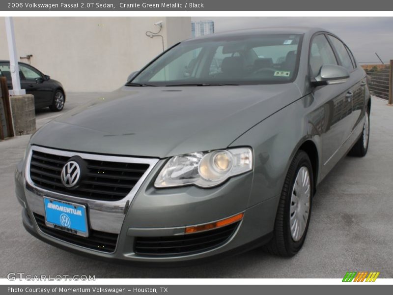 Granite Green Metallic / Black 2006 Volkswagen Passat 2.0T Sedan