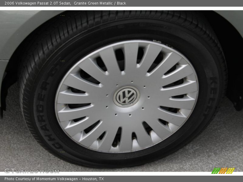 Granite Green Metallic / Black 2006 Volkswagen Passat 2.0T Sedan