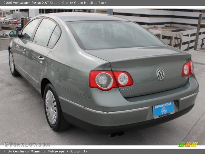 Granite Green Metallic / Black 2006 Volkswagen Passat 2.0T Sedan