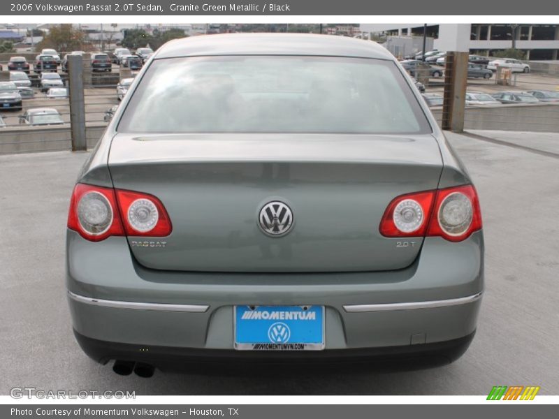 Granite Green Metallic / Black 2006 Volkswagen Passat 2.0T Sedan