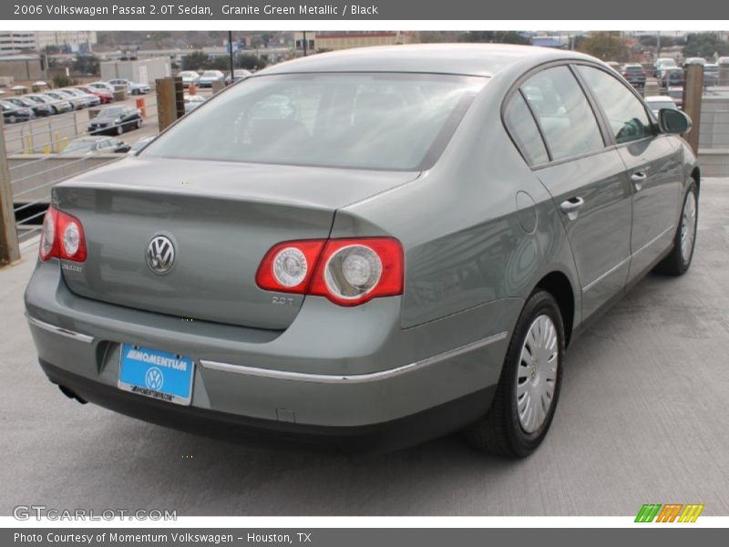 Granite Green Metallic / Black 2006 Volkswagen Passat 2.0T Sedan