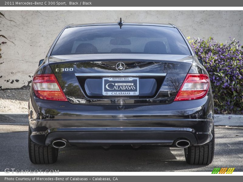 Black / Black 2011 Mercedes-Benz C 300 Sport