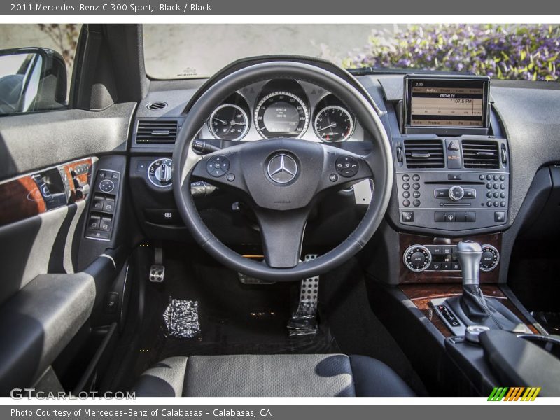 Black / Black 2011 Mercedes-Benz C 300 Sport