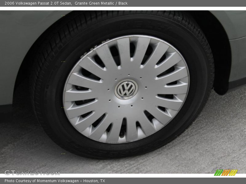 Granite Green Metallic / Black 2006 Volkswagen Passat 2.0T Sedan