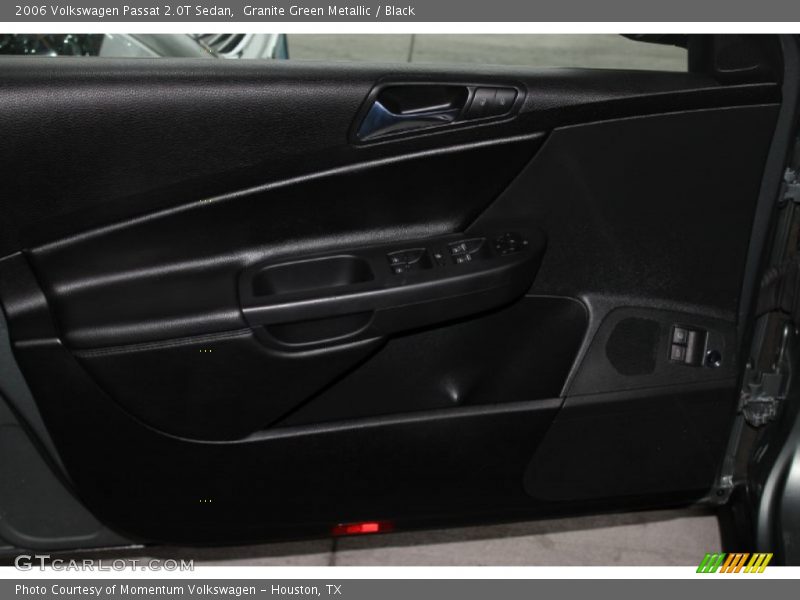 Granite Green Metallic / Black 2006 Volkswagen Passat 2.0T Sedan