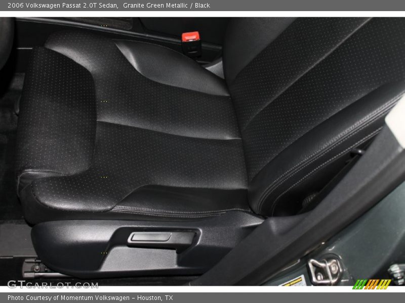 Granite Green Metallic / Black 2006 Volkswagen Passat 2.0T Sedan