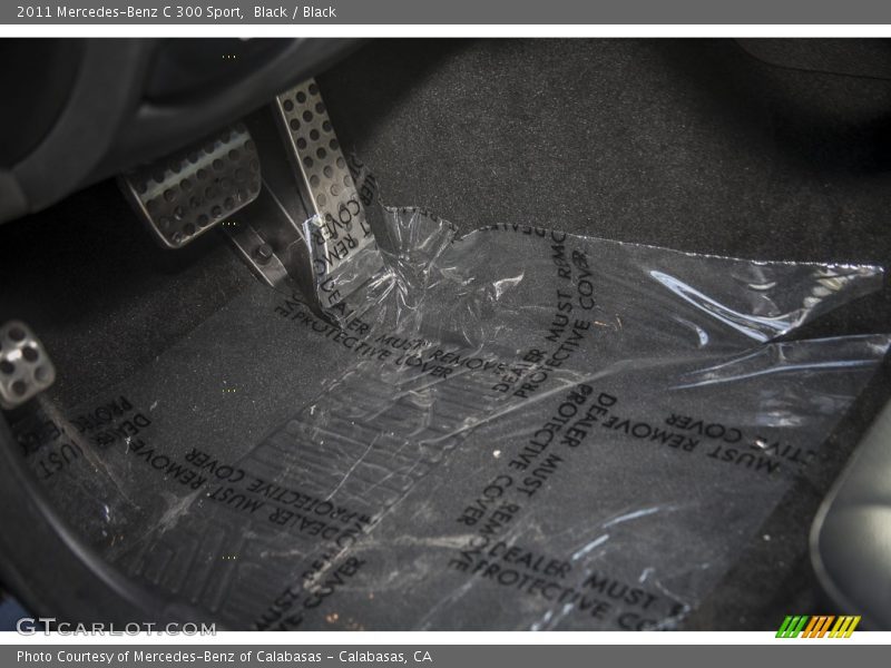 Black / Black 2011 Mercedes-Benz C 300 Sport