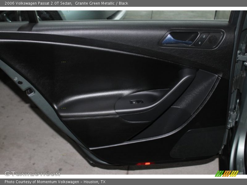 Granite Green Metallic / Black 2006 Volkswagen Passat 2.0T Sedan