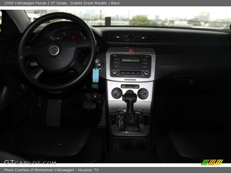 Granite Green Metallic / Black 2006 Volkswagen Passat 2.0T Sedan
