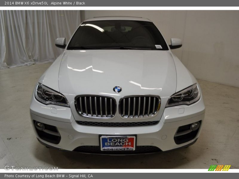 Alpine White / Black 2014 BMW X6 xDrive50i