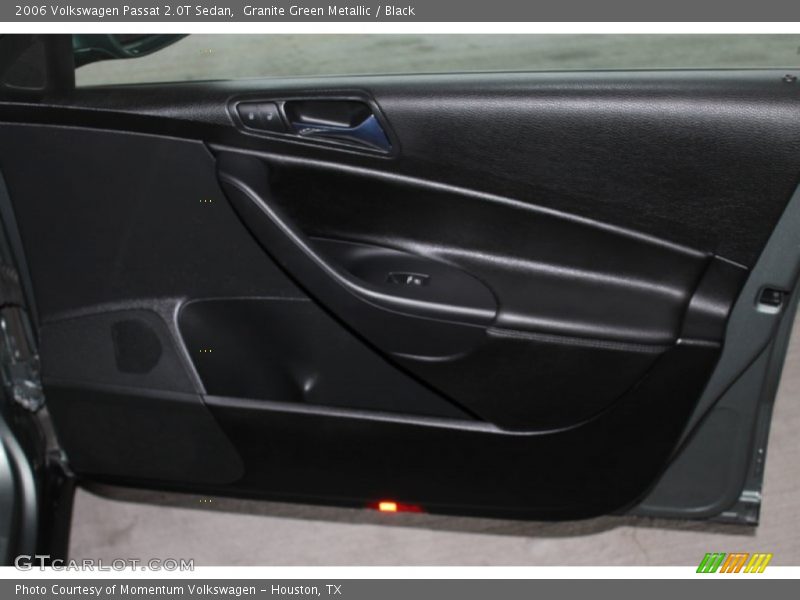 Granite Green Metallic / Black 2006 Volkswagen Passat 2.0T Sedan