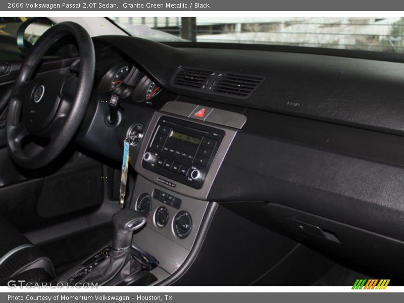 Granite Green Metallic / Black 2006 Volkswagen Passat 2.0T Sedan