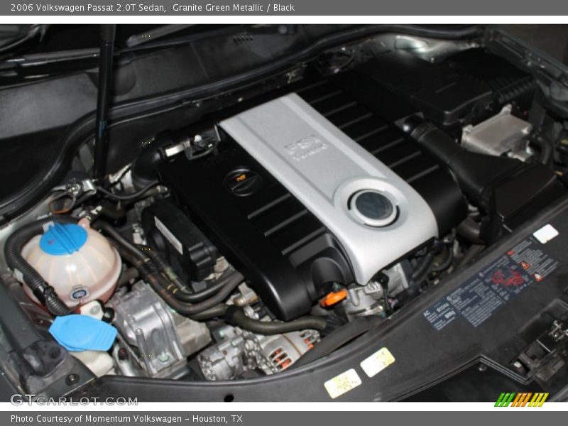 Granite Green Metallic / Black 2006 Volkswagen Passat 2.0T Sedan