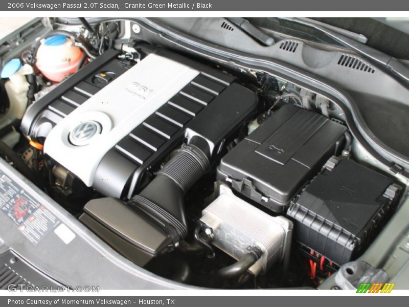Granite Green Metallic / Black 2006 Volkswagen Passat 2.0T Sedan