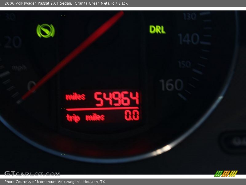Granite Green Metallic / Black 2006 Volkswagen Passat 2.0T Sedan