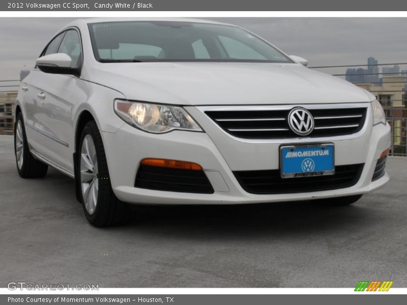 Candy White / Black 2012 Volkswagen CC Sport