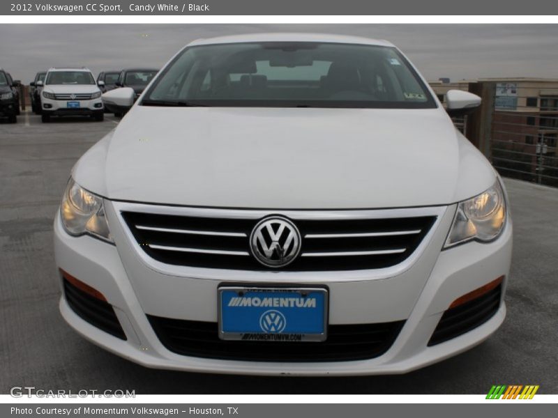 Candy White / Black 2012 Volkswagen CC Sport