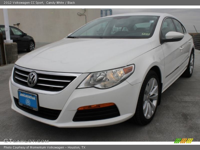 Candy White / Black 2012 Volkswagen CC Sport