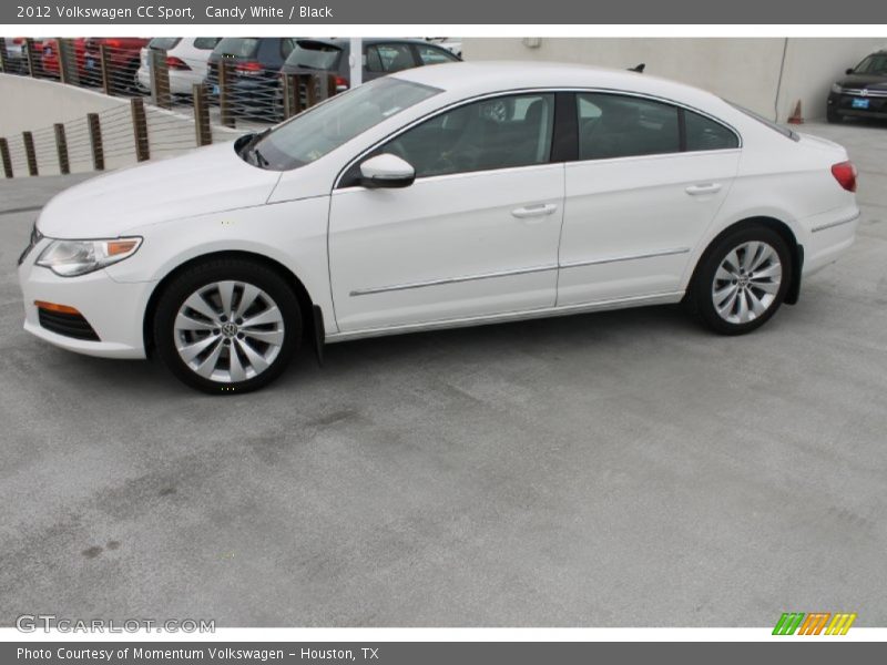 Candy White / Black 2012 Volkswagen CC Sport