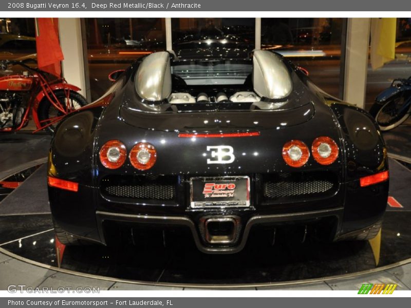 Deep Red Metallic/Black / Anthracite 2008 Bugatti Veyron 16.4