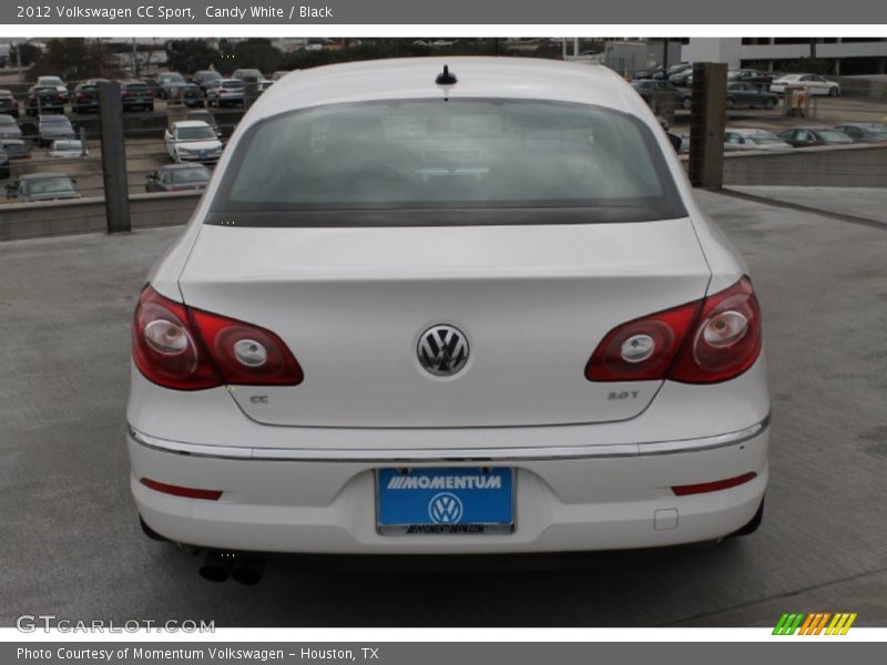 Candy White / Black 2012 Volkswagen CC Sport
