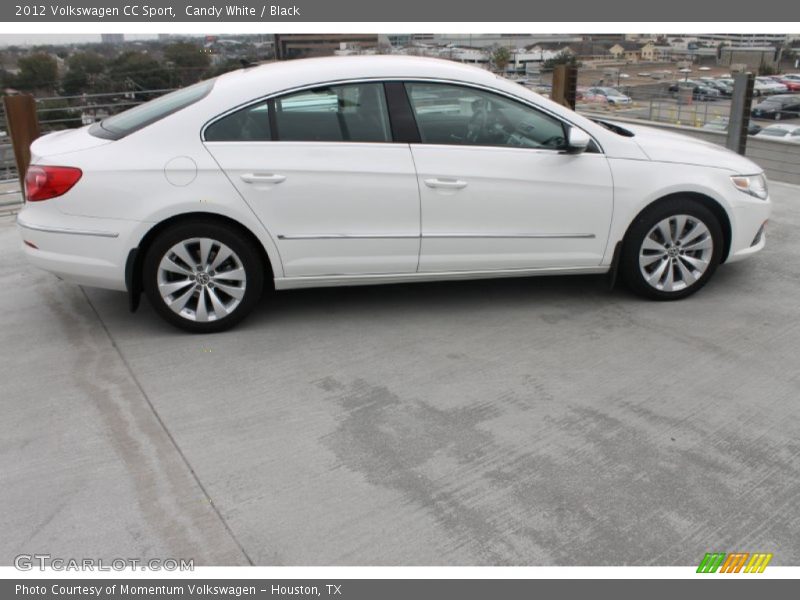 Candy White / Black 2012 Volkswagen CC Sport