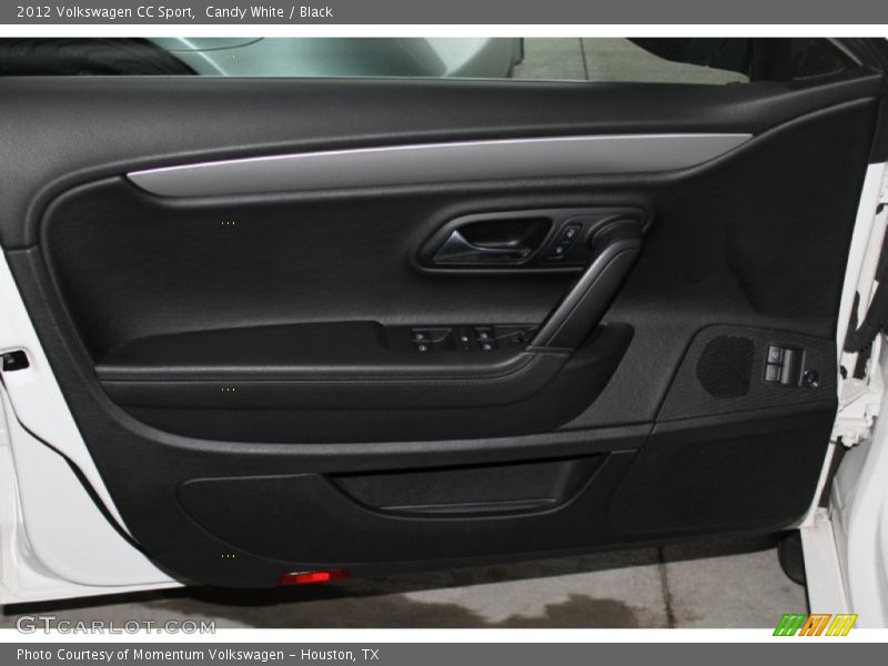 Candy White / Black 2012 Volkswagen CC Sport