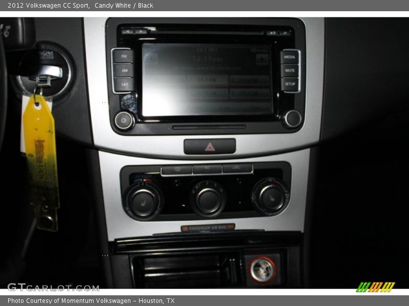 Candy White / Black 2012 Volkswagen CC Sport
